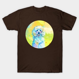 Vibrant Life of a White Poodle T-Shirt